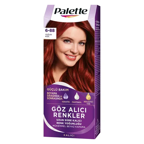 Vibrant Palette Haarfarbe 6-88 Intensivrot