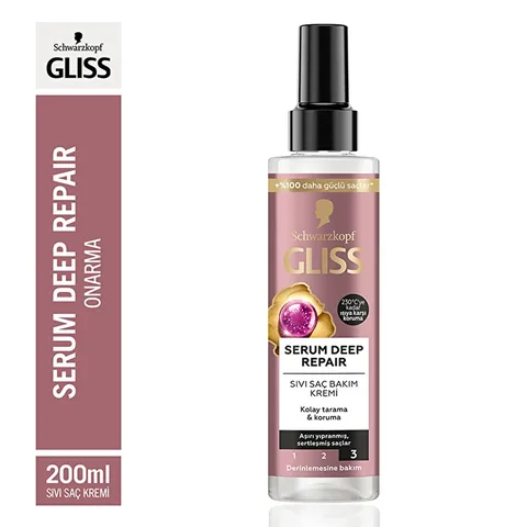 Gliss بلسم جليس سيروم لإصلاح الشعر بعمق 200 مل