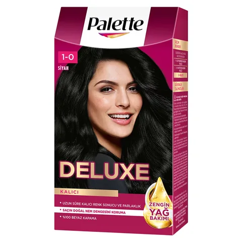 Palette Deluxe Creme-Haarfarbe mit Ölen - 100% Grauabdeckung