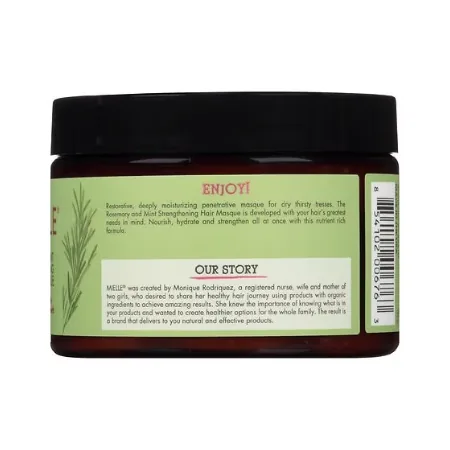 Mint and Rosemary Hair Mask, Meili Organics 340g