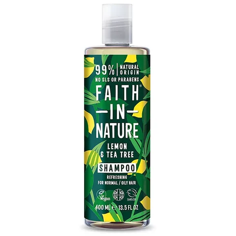 Шампунь для волос с лимоном и чайным деревом Faith In Nature 400 мл