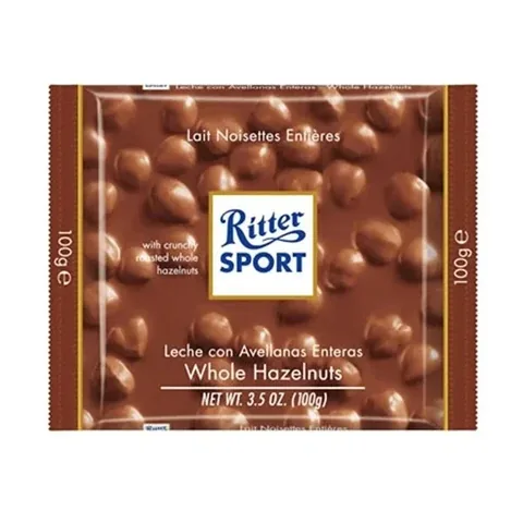Ritter Sport ريتر سبورت تابلت شوكولاتة بالبندق 100 غرام