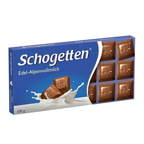 Schogetten شوجيتن شوكولاتة ألباين ميلك 100 غرام