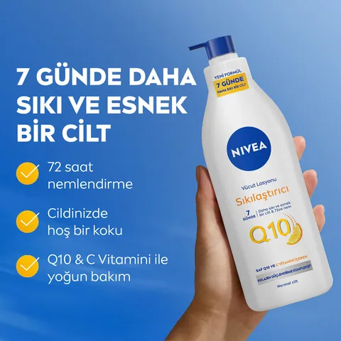 Увлажняющий подтягивающий крем для тела Nivea Q10 400 мл