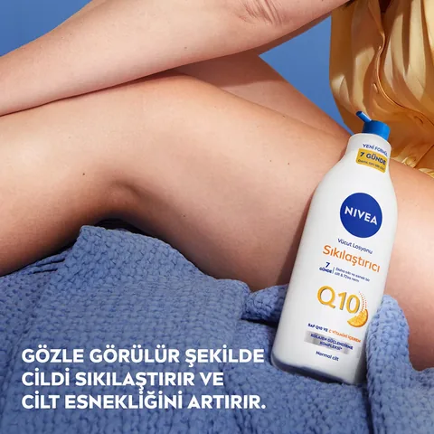 Увлажняющий подтягивающий крем для тела Nivea Q10 400 мл