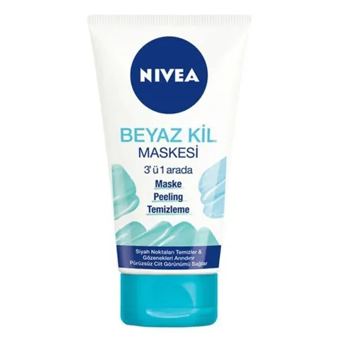 Erzielen Sie glatte Haut: Nivea 3-in-1 Weiße Tonerde Maske