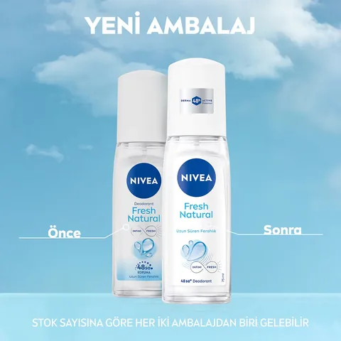 Nivea Fresh Natural Pump Sprey 75ml