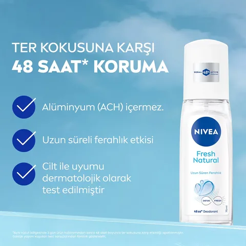 Nivea Fresh Natural Pump Sprey 75ml