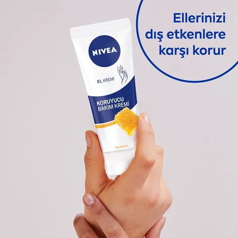NIVEA كريم نيفيا للعناية الوقائية برائحة شمع العسل والورد 75 مل