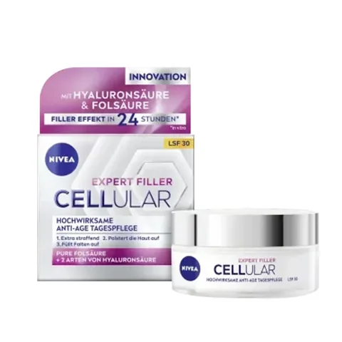 Крем для лица Nivea Cellular Expert Filler Интенсивный антивозрастной SPF15+ 50 мл