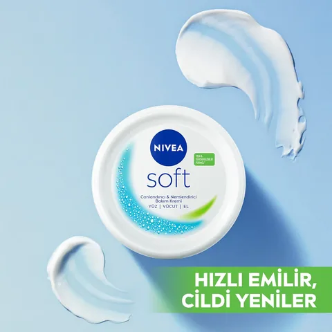 Крем для лица Nivea Soft Увлажняющий 300 мл