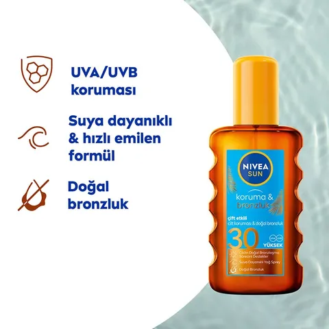 Nivea Sonnenpflege Bräunungsöl SPF 30 - 200 ml