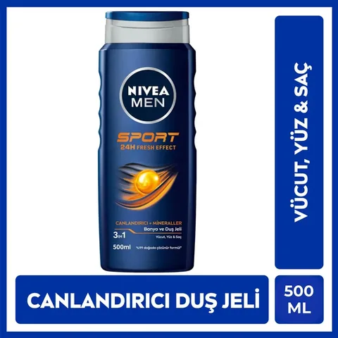 Erleben Sie 24h Frische: Nivea Men Sport Duschgel 500ml