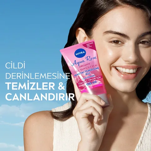 Гель для снятия макияжа Nivea Aqua Rose 150 мл
