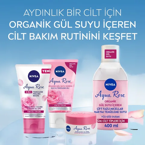 Гель для снятия макияжа Nivea Aqua Rose 150 мл