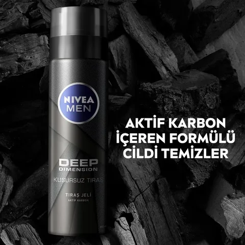 Nivea Men Deep Flawless Shaving Gel 200 ml