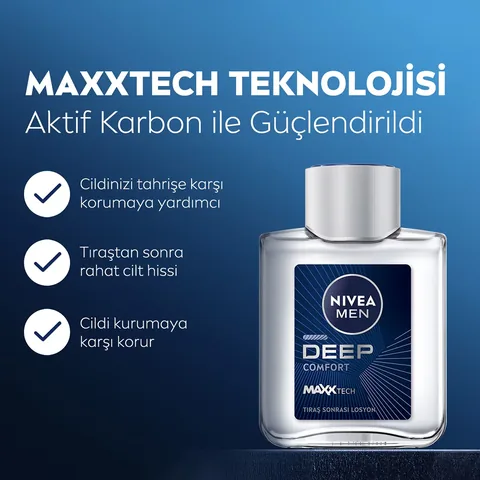 NIVEA لوشن ما بعد الحلاقة نيفيا مين ديب دايمنشن كومفورت 100 مل