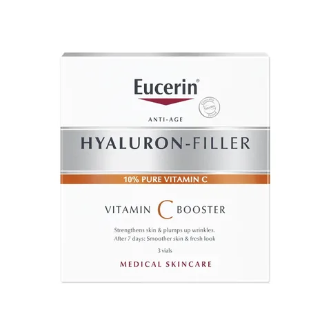 Eucerin سيروم هاليرون فيلر فيتامين سي من يوسرين 3 عبوات 8 مل