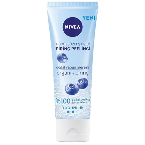 Скраб для лица Nivea с экстрактом черники и риса 75 мл