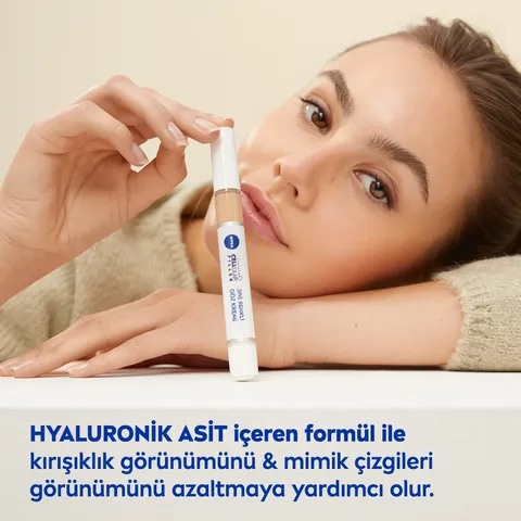 NIVEA كريم نيفيا للعناية بالعين وإخفاء الهالات السوداء بحمض الهيالورونيك وحشو الخلايا 15 مل لون متوسط