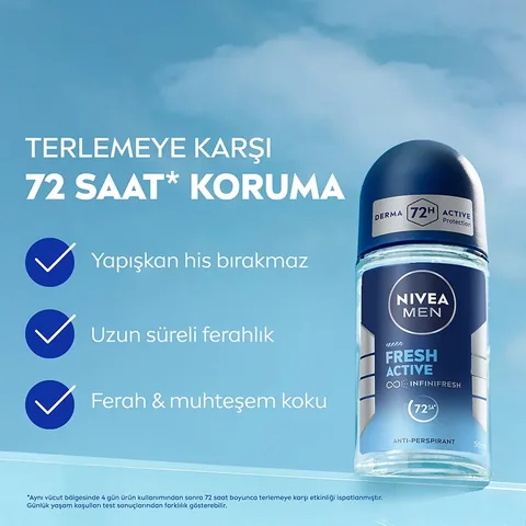 NIVEA مجموعة نيفيا فريش رول أون 50 مل ورول أون 25 مل