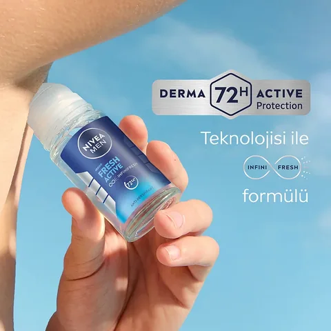 NIVEA مجموعة نيفيا فريش رول أون 50 مل ورول أون 25 مل