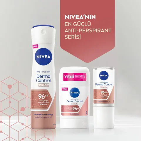 Ощутите 96-часовую защиту от пота с Nivea Derma Protect
