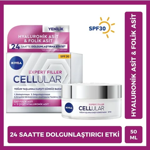 Крем для лица Nivea Cellular Expert Filler Интенсивный антивозрастной SPF30 50 мл