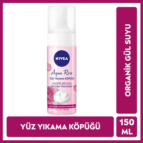 Nivea Aqua Rose Schaum Gesichtsreiniger 150ml