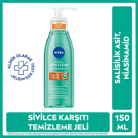 Очистите кожу: Гель Nivea Derma Skin Clear для лица