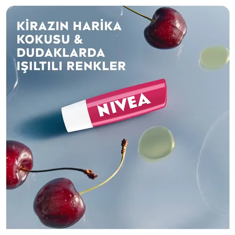 NIVEA كريم نيفيا للعناية بالشفاه بنكهة الكرز 4.8 جرام