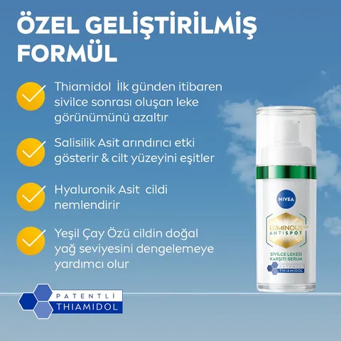 NIVEA سيروم نيفيا فيزاج لومينوس 630 المضاد للبقع 30 مل