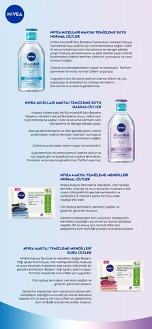 Nivea 3in1 Revitalizing Makeup Remover Wipes (Normal Combination Skin) 25 pcs