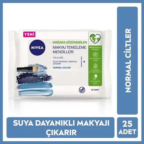 Nivea 3in1 Revitalizing Makeup Remover Wipes (Normal Combination Skin) 25 pcs