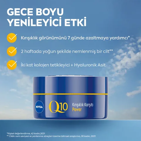 Nivea Q10 Skin Firming Anti-Wrinkle Face Night Cream 50 ml
