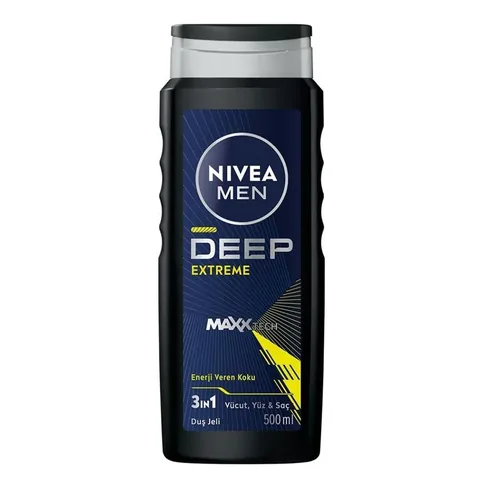 Nivea Men Bath and Shower Gel Deep Extreme 500 ml