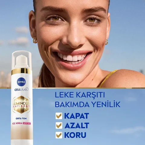 Nivea Luminous 630 Anti Spot Spf 30 CC Cream Medium Tone 40 ml