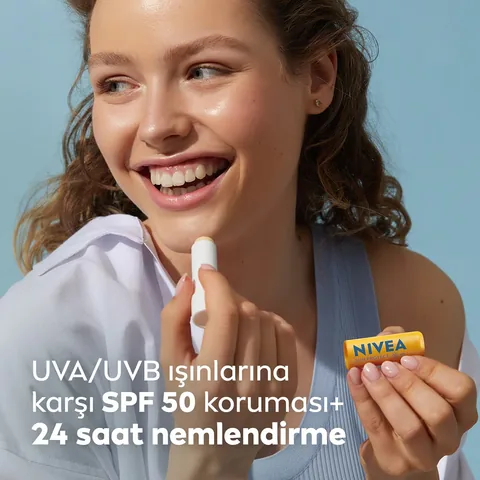 Защитите губы: Nivea Sun SPF50 Бальзам для губ