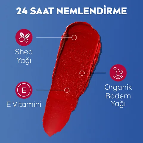 Nivea SPF30 Red Tinted Sunscreen Lip Balm 4.8 gr