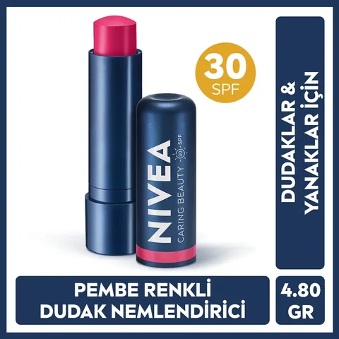 Nivea SPF30 Pink Tinted Sun Protection Lip Balm 4.8 gr