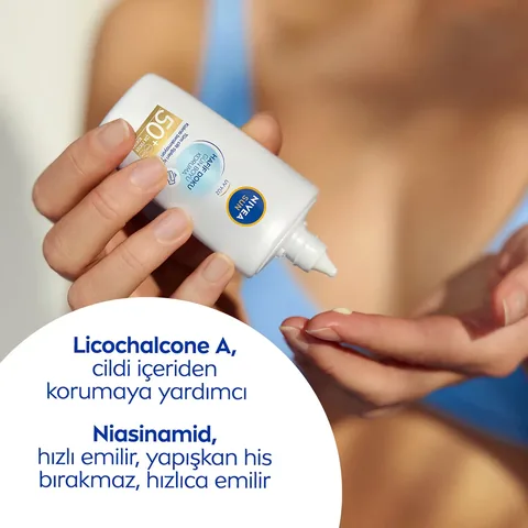Nivea Sun Spf 50 Light Texture Sun Protection Cream 40 ml