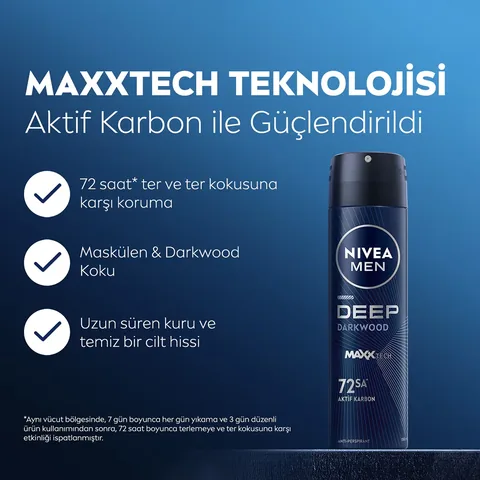 Дезодорант-спрей Nivea Men "Глубинное измерение" 150 мл и мини-роликовый дезодорант "Черное и белое Невидимый оригинал" 25 мл, 72 часа антиперспирант