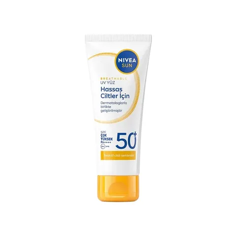 Nivea Sun Sensitive Soothing Moisturizing Sun Face Cream SPF 50 Very High Sun Protection 50 ml