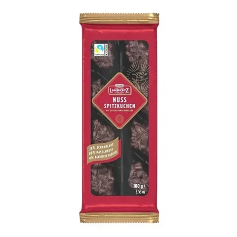 Lambertz Haselnuss-Dunkle Schokoladenkuchen 100g