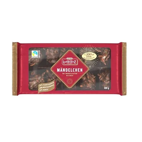 Lambertz Schokoladen-Mandel-Snacks - 100g