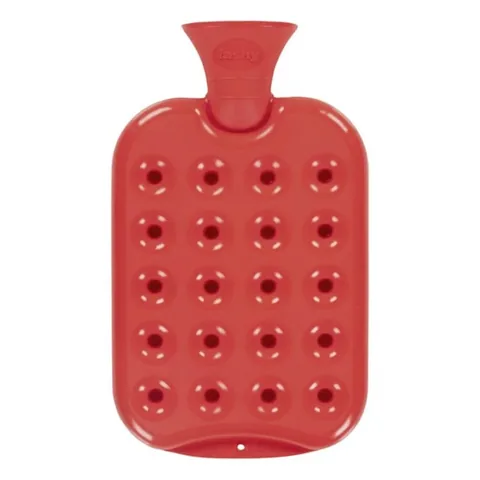 Fashy Honeycomb Hot Water Bottle - Orange 1.2L