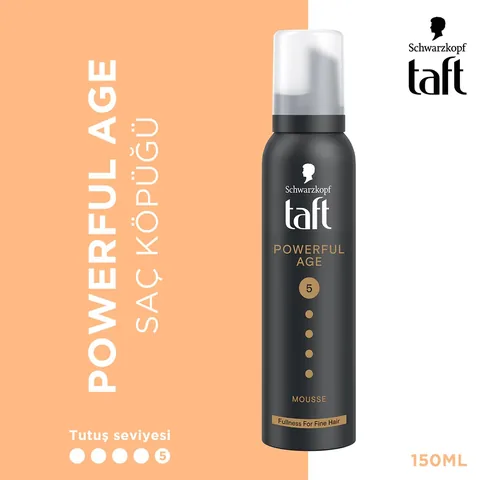 Taft Powerful Age Vegane Haarschaum für dünnes, volles Haar 150ml