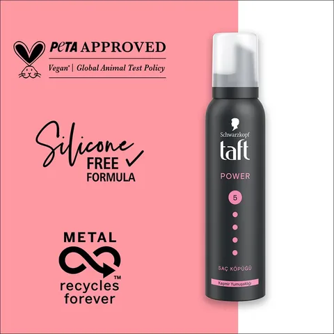 Taft Hair Mousse Power Cashmere 150 ml