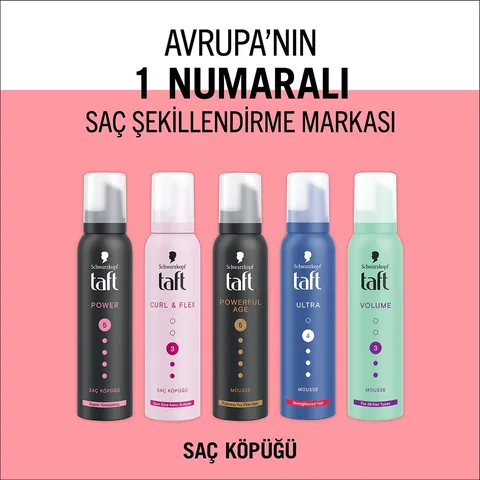 Taft Hair Mousse Power Cashmere 150 ml