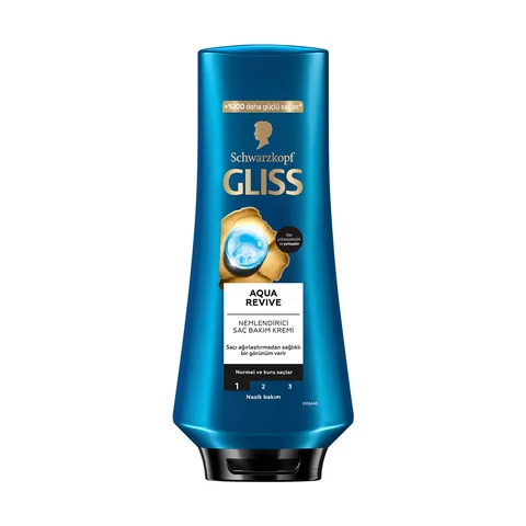 Gliss بلسم جليس أكوا ريفايف المرطب مع حمض الهيالورونيك ومستخلص الأعشاب البحرية 360 مل